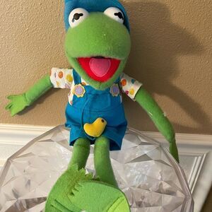 1993 Kermit The Frog Spring Duckie 18 inch Plush Frog